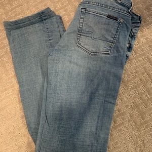 Seven 7 for all mankind jeans. Straight leg.